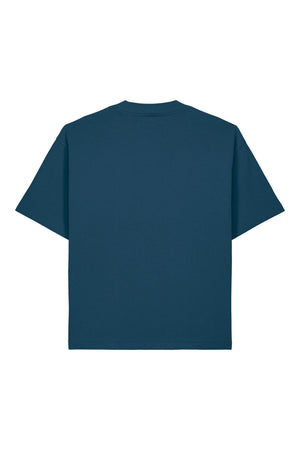 Tricou Arkon print Designed with love for Mother Earth Deep Teal - spate