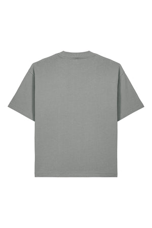 Tricou Arkon print Perfect View Misty Grey - spate