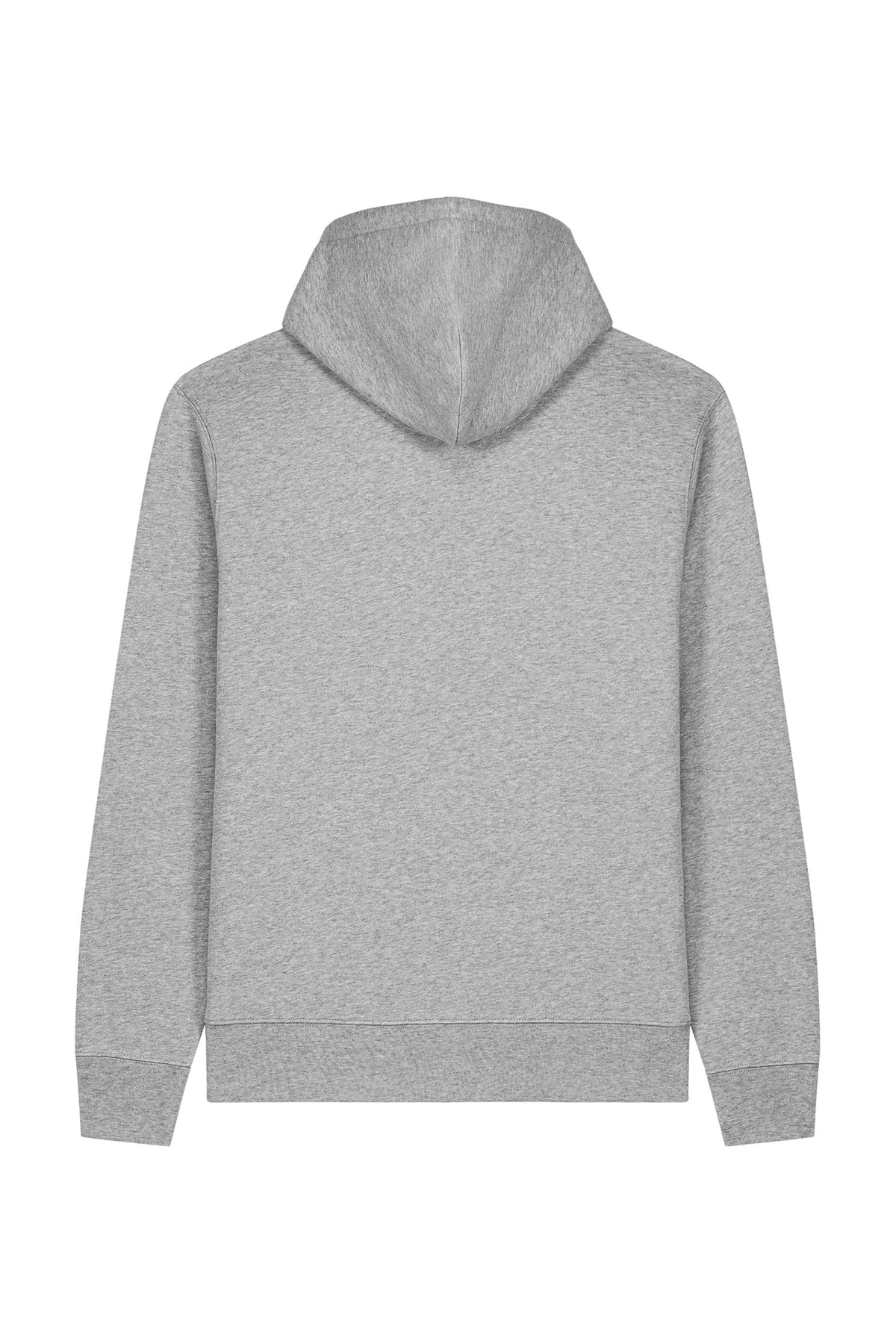 Hanorac premium unisex cu fermoar Astor, print Logo Empath – Heather Grey – spate