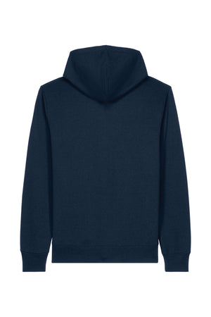 Hanorac premium unisex cu fermoar Astor, print Logo Empath – French Navy – spate