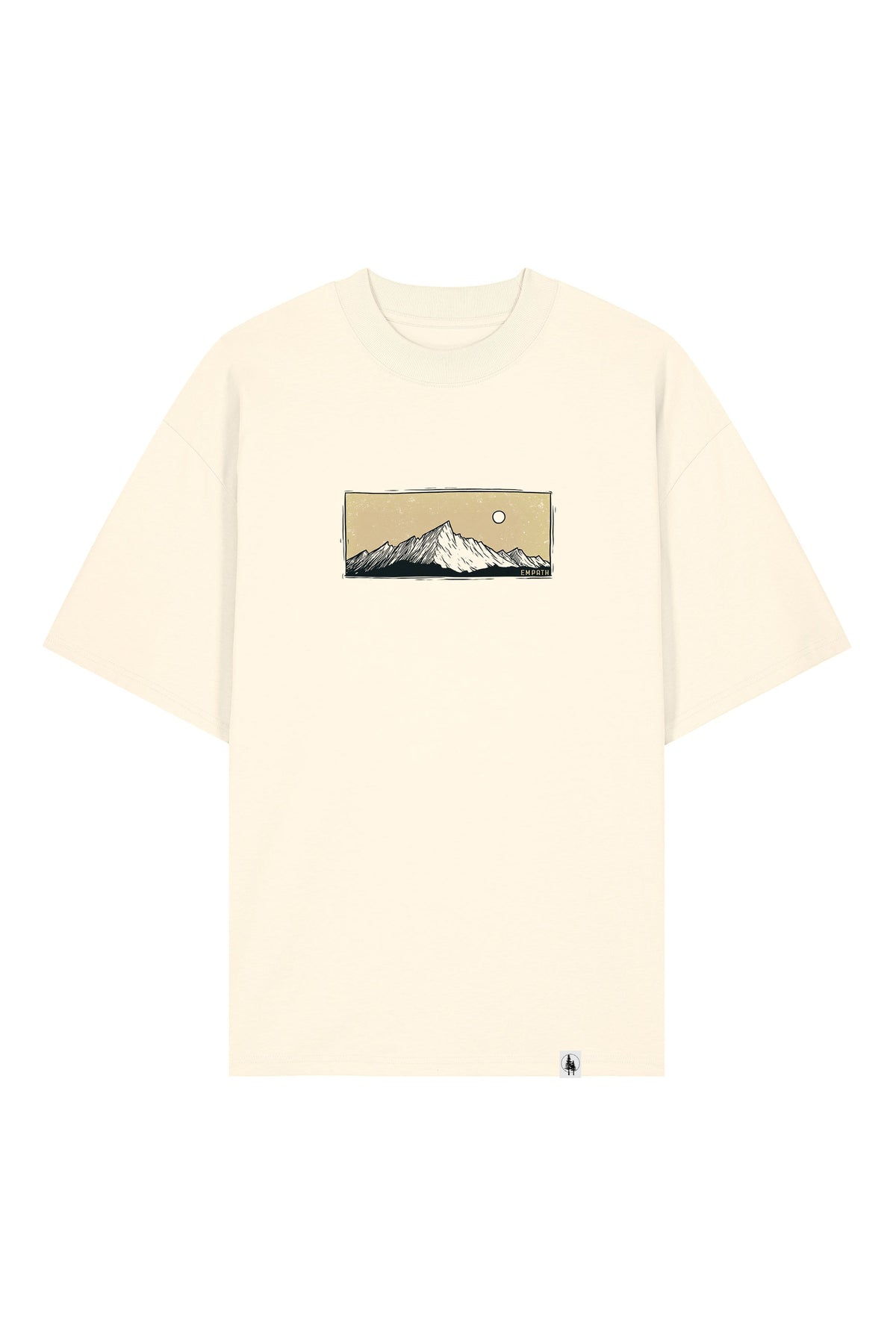 Tricou Blaro print Perfect View Cream - fata