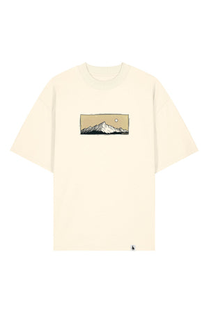 Tricou Blaro print Perfect View Cream - fata