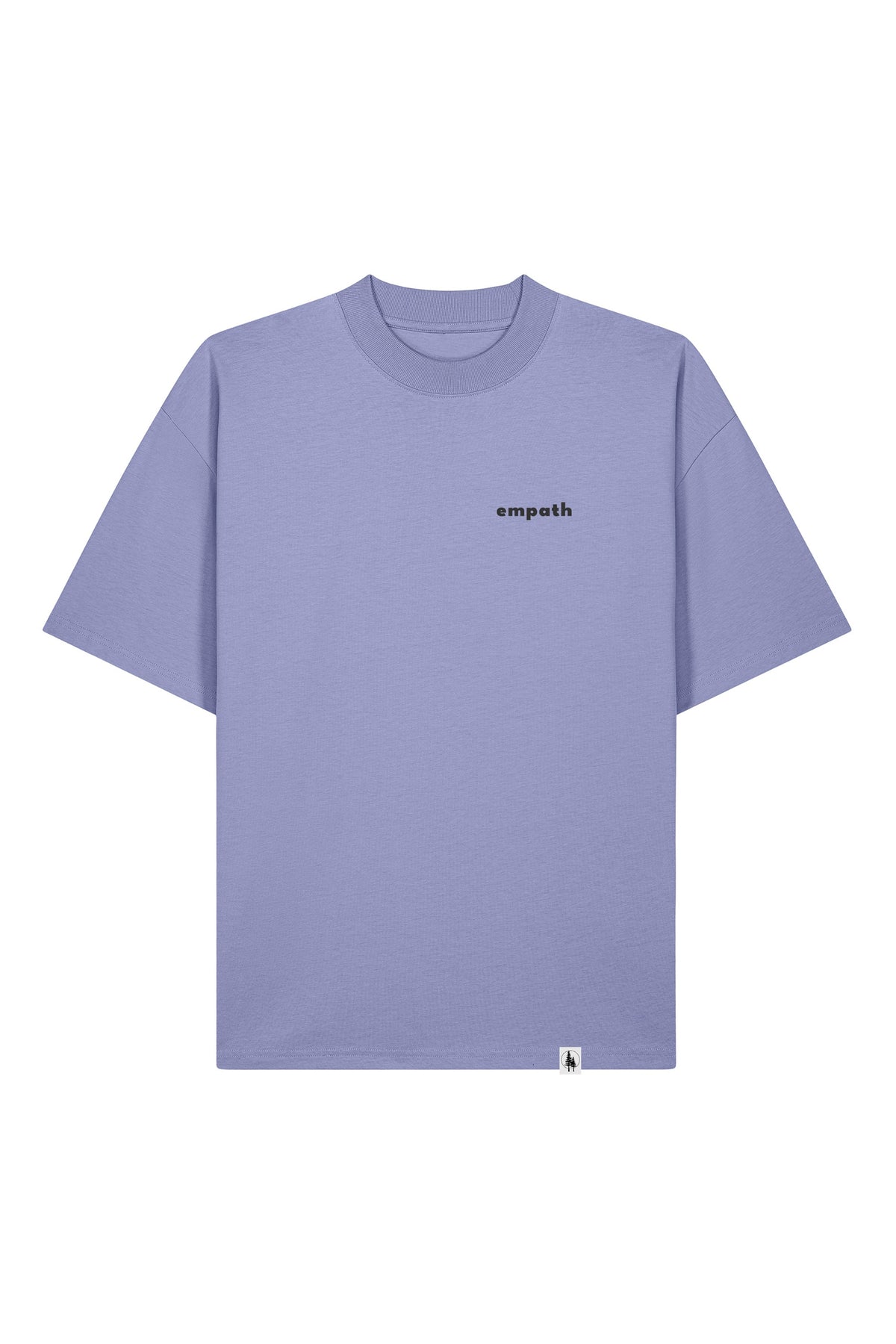 Tricou Blaro print Not all those who wander are lost Violet - fata