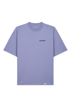 Tricou Blaro print Not all those who wander are lost Violet - fata