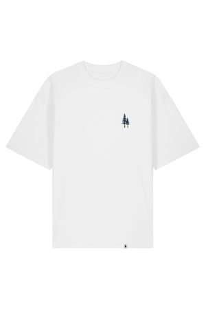 Tricou unisex Blaro, print Logo Empath – Alb – față