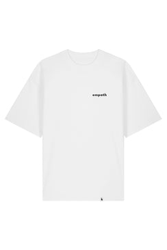Tricou Blaro print Not all those who wander are lost Alb - fata
