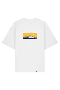 Tricou Blaro print Perfect View Alb - fata