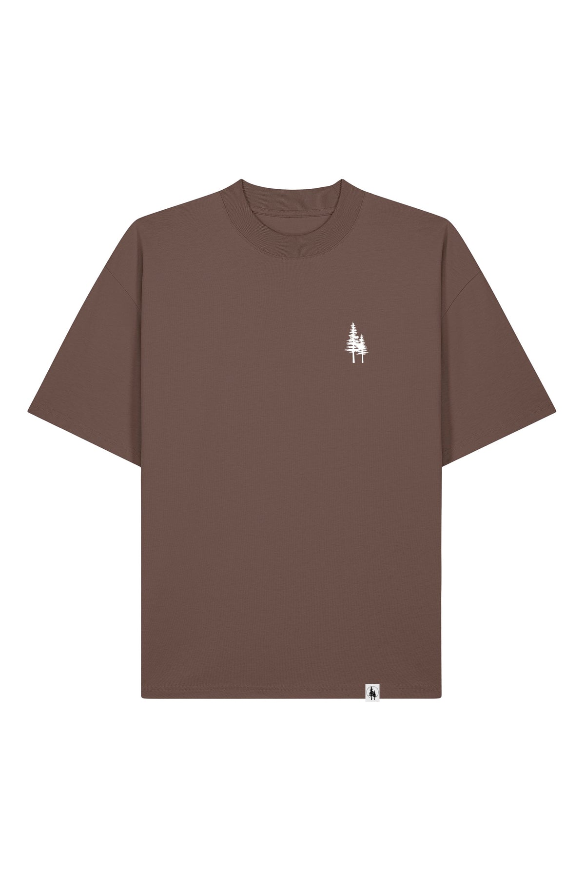 Tricou unisex Blaro, print Logo Empath – Mocha – față