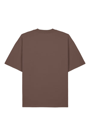 Tricou Blaro print Meet me in the mountains Mocha - spate