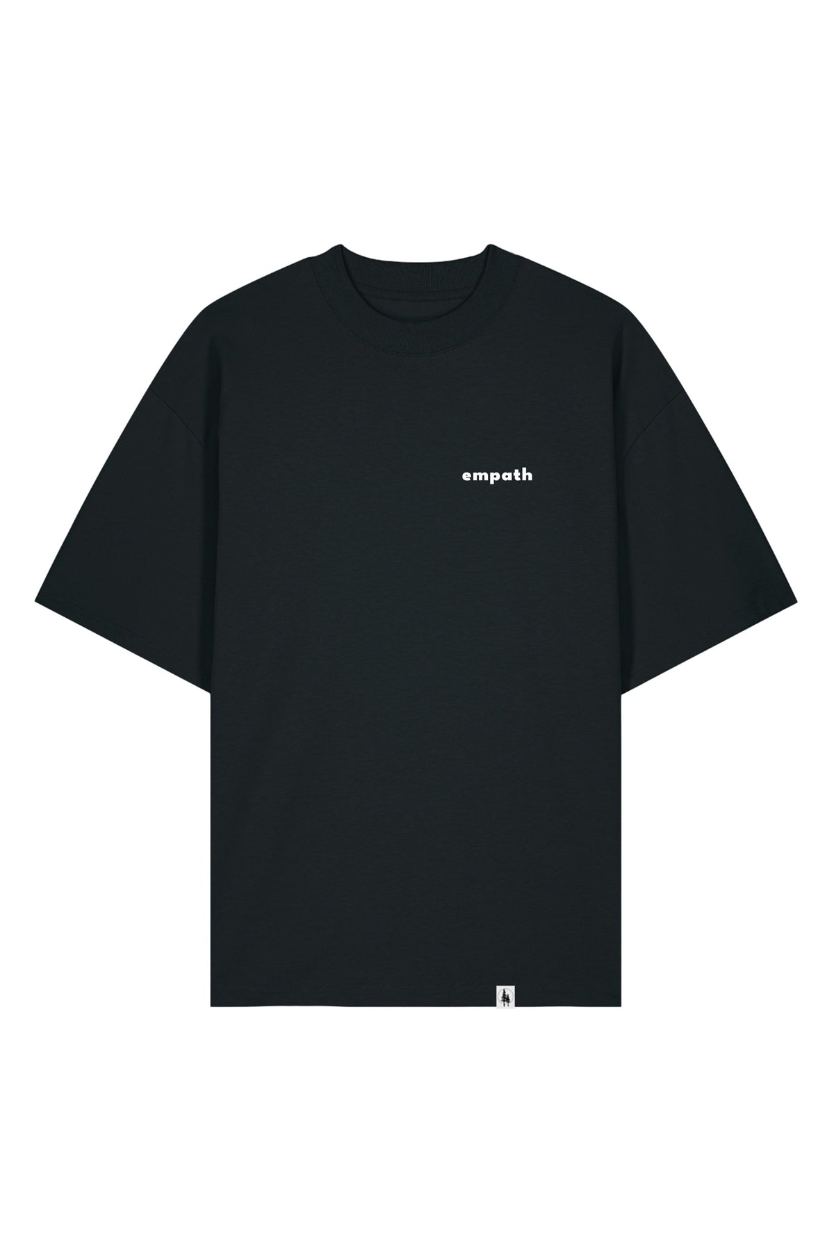 Tricou Blaro print Not all those who wander are lost Negru - fata