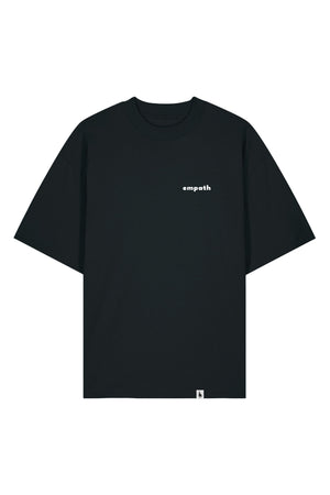 Tricou Blaro print Not all those who wander are lost Negru - fata