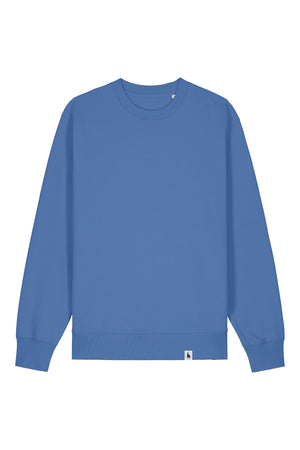 Bluza unisex Chester, model simplu – Bright Blue – față