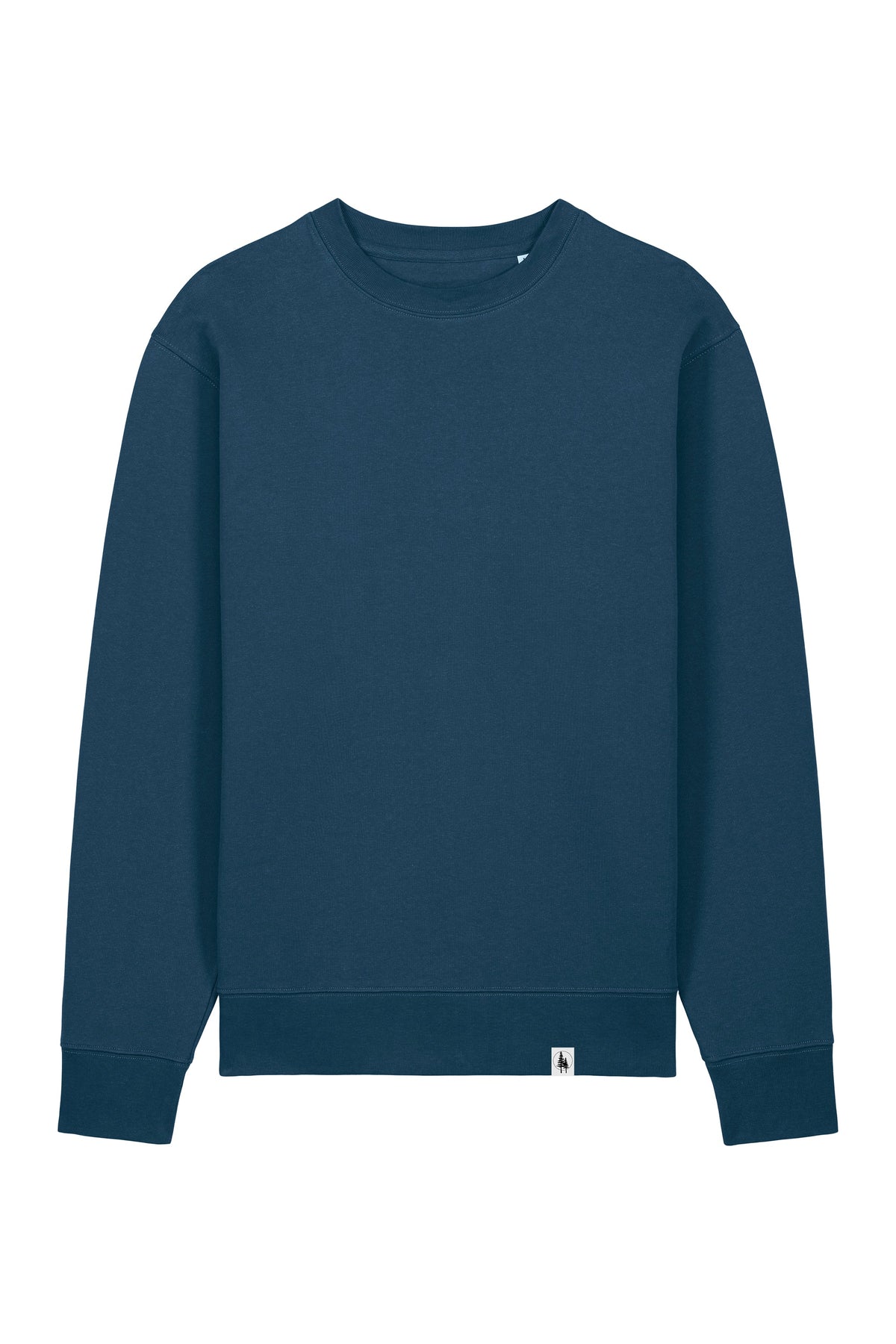 Bluza unisex Chester, model simplu – Deep Teal – față