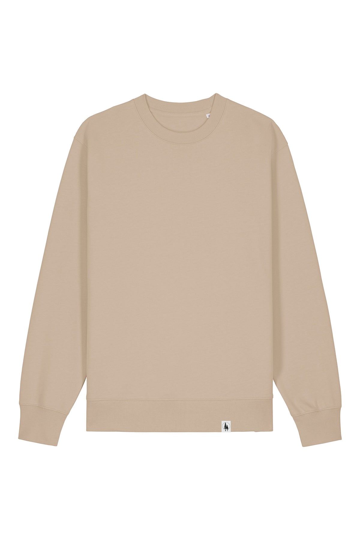 Bluza unisex Chester, model simplu – Desert Dust – față
