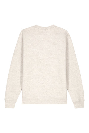 Bluza unisex Chester, model simplu – Eco Heather – spate