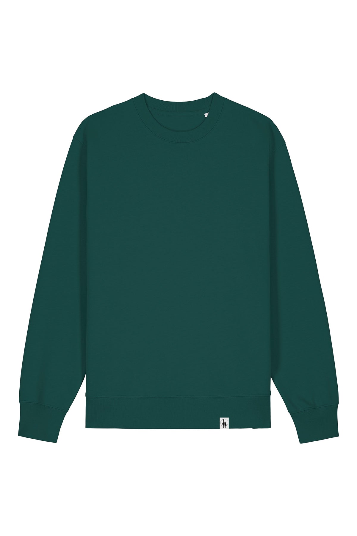 Bluza unisex Chester, model simplu – Glazed Green – față