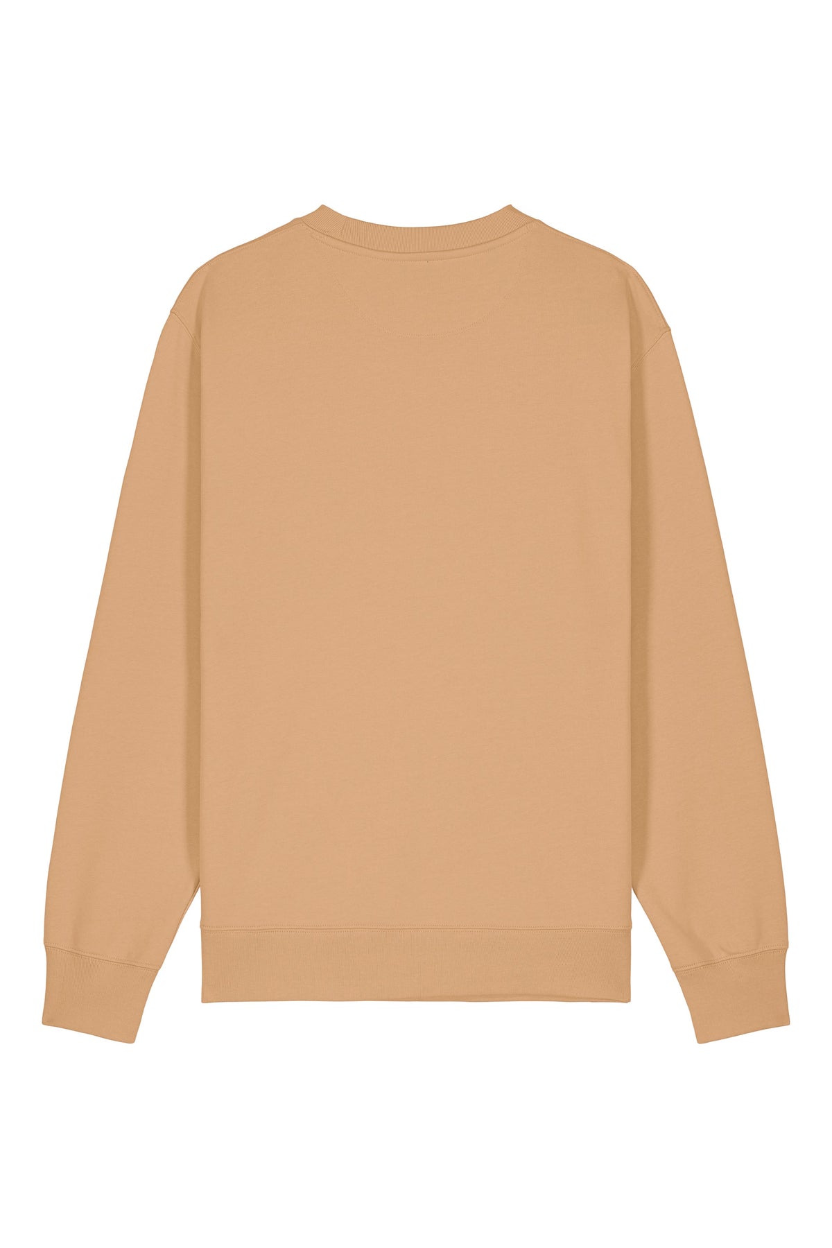 Bluza unisex Chester, model simplu – Latte – spate