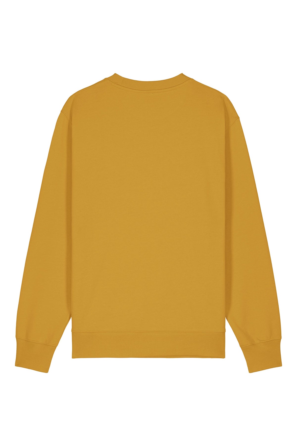 Bluza unisex Chester, model simplu – Ochre – spate