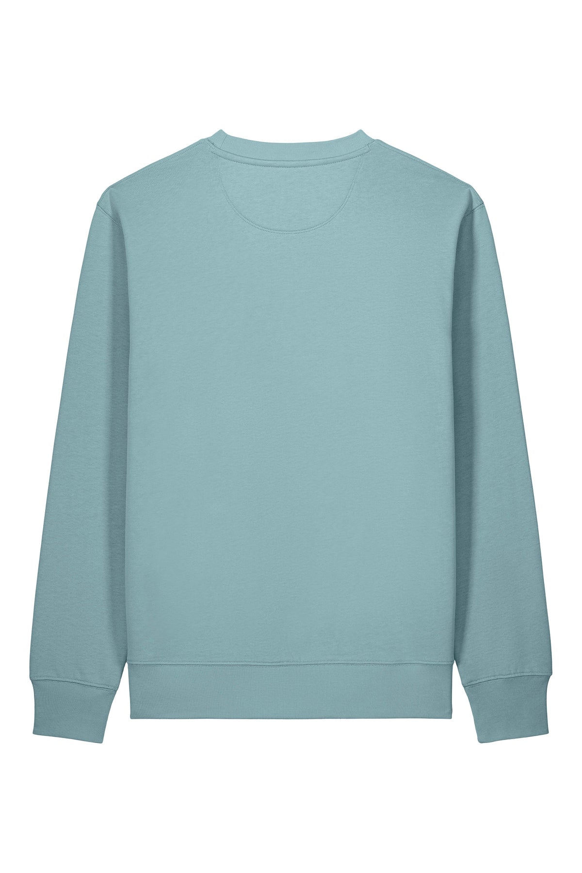 Bluza unisex Chester, model simplu – Pebble Blue – spate