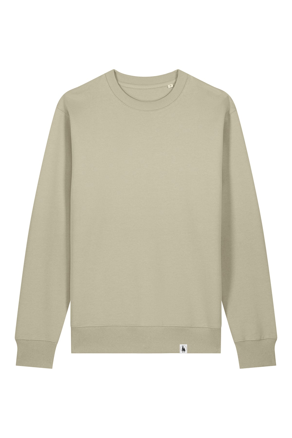 Bluza unisex Chester, model simplu – Stone – față
