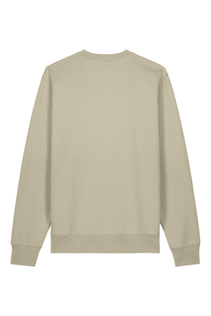 Bluza unisex Chester, model simplu – Stone – spate