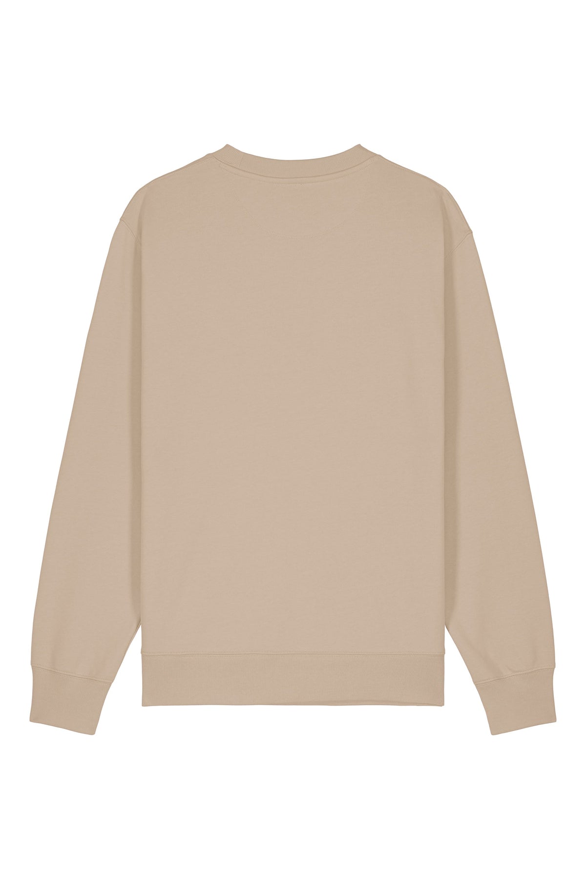 Bluza unisex Chester, logo brodat – Desert Dust – spate