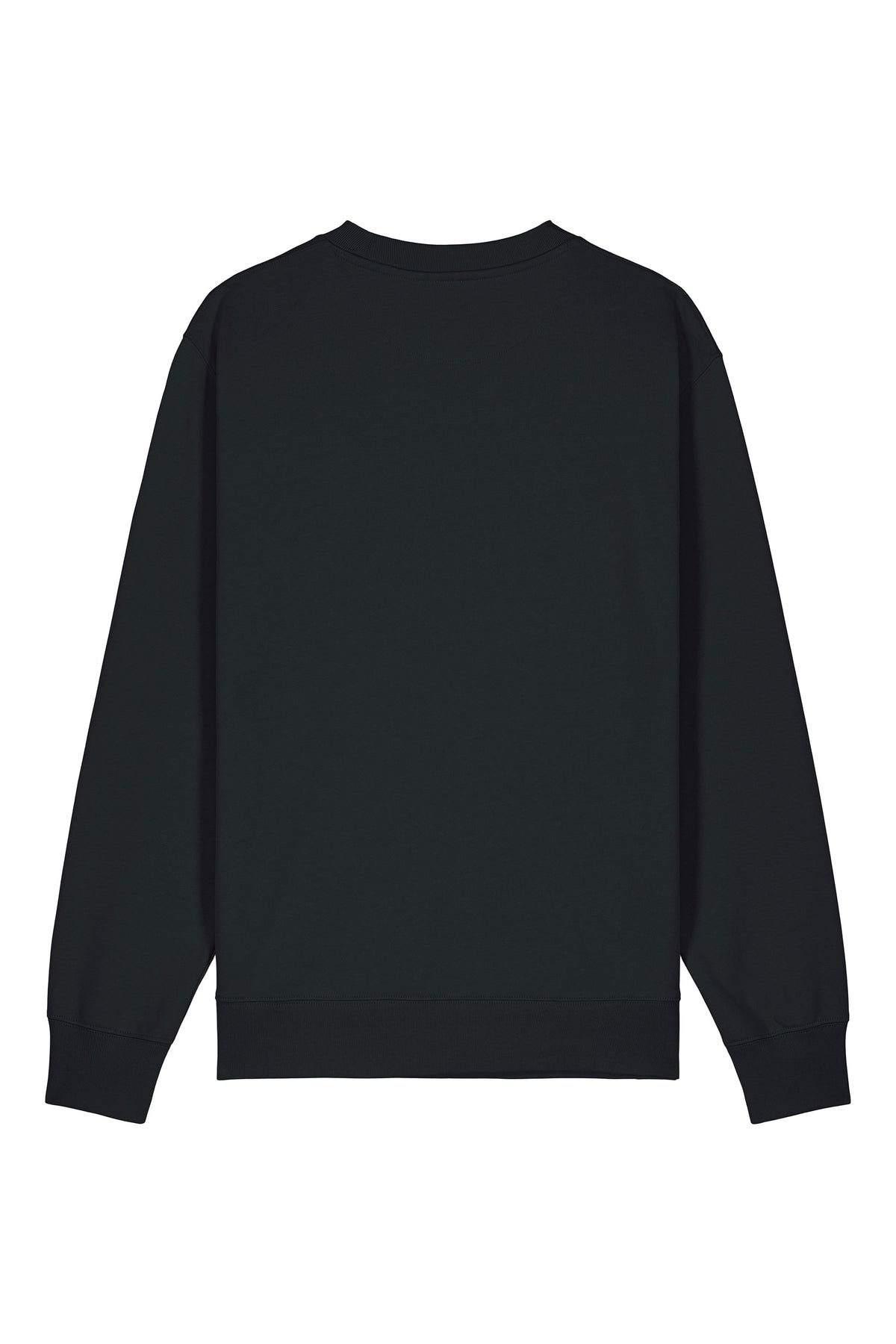 Bluza unisex Chester, model simplu – Negru – spate