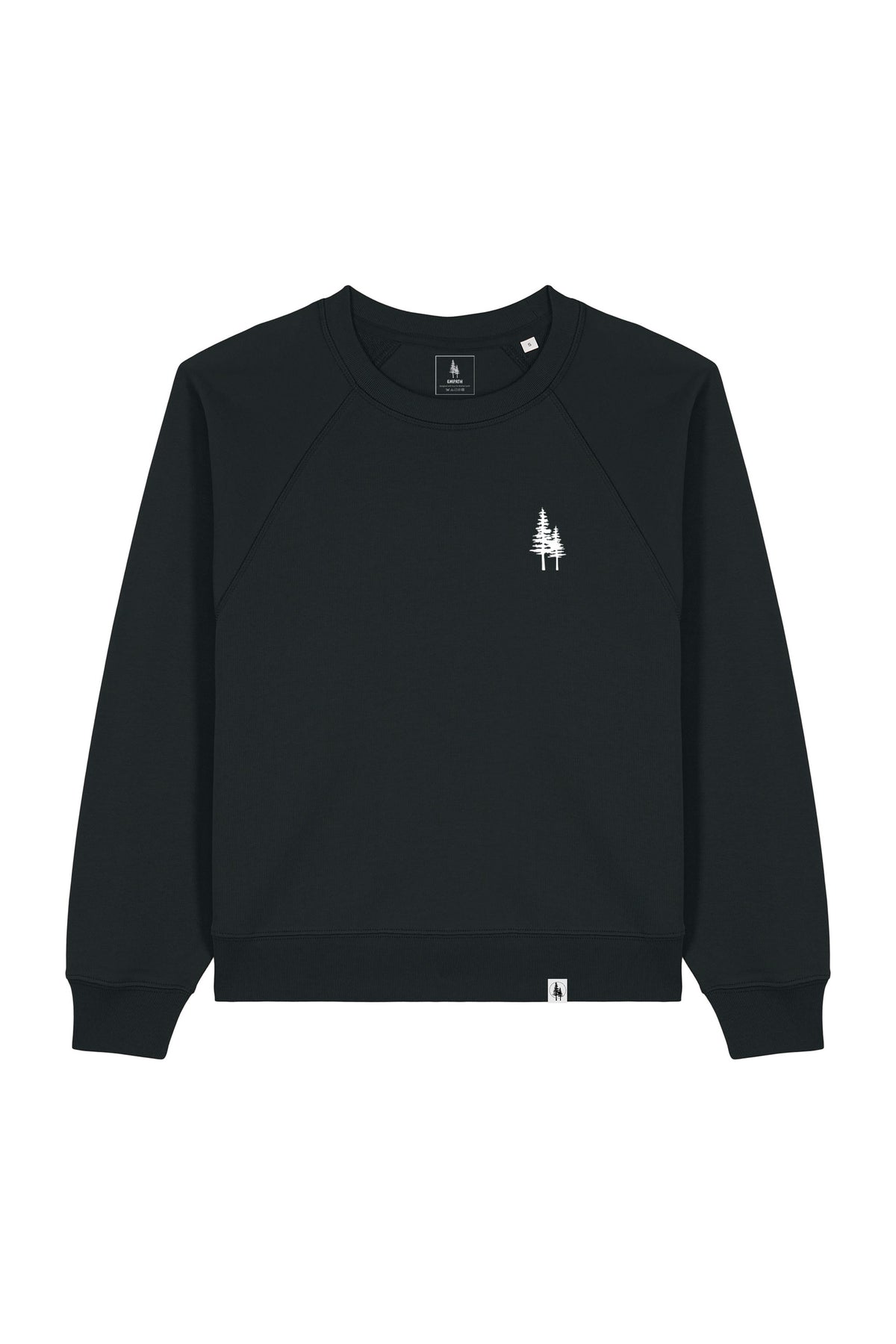 Bluza dama Clara, print Logo Empath – Negru – față