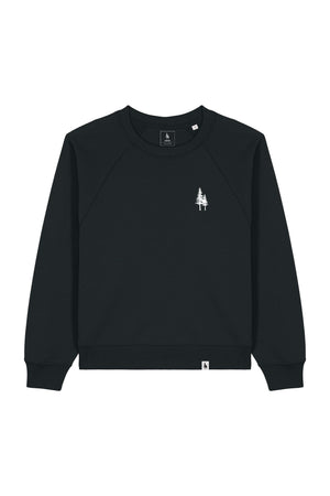 Bluza dama Clara, print Logo Empath – Negru – față