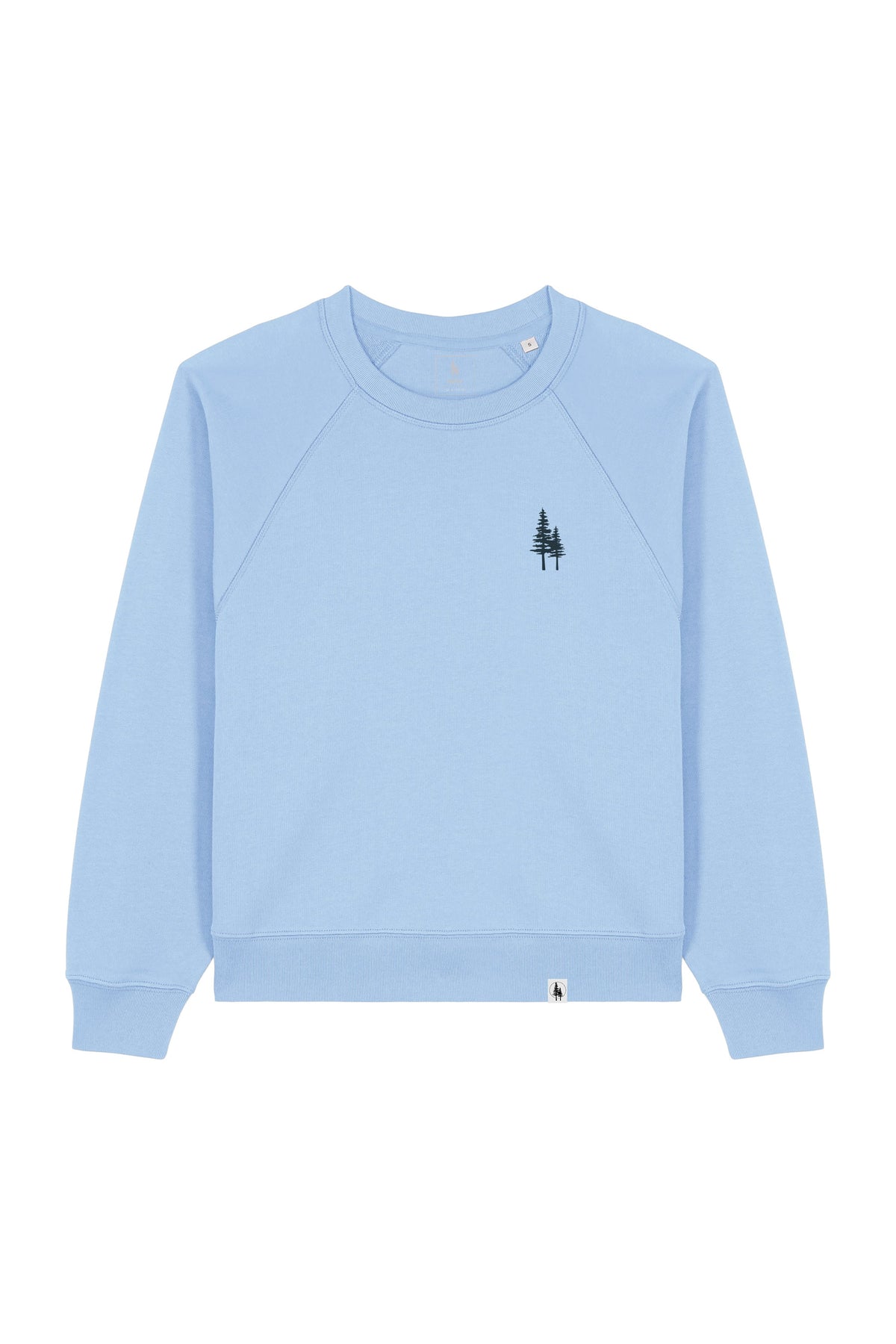 Bluza dama Clara, print Logo Empath – Blue Soul – față