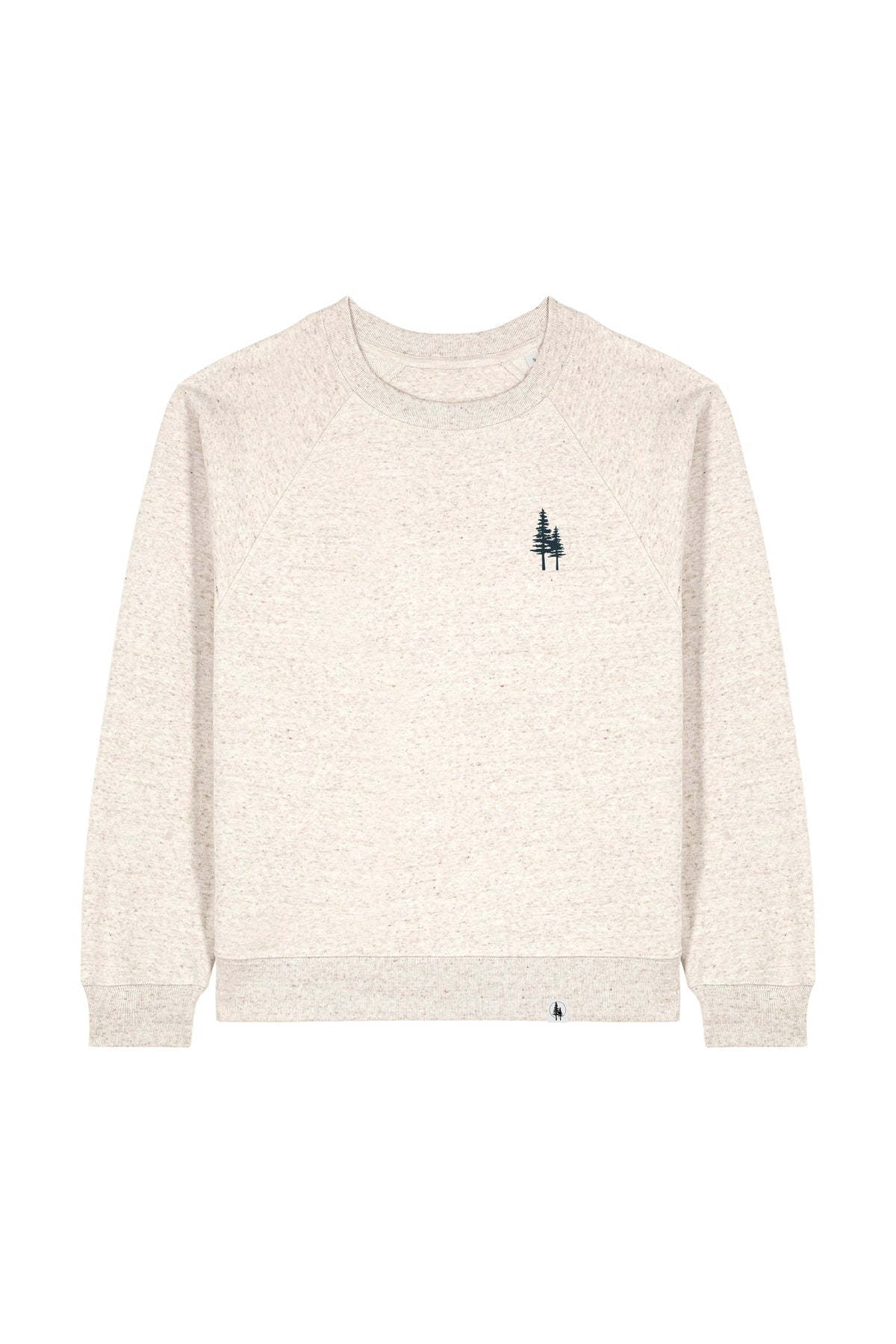 Bluza dama Clara, print Logo Empath – Eco Heather – față