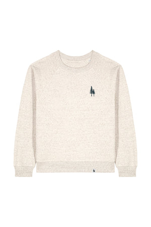 Bluza dama Clara, print Logo Empath – Eco Heather – față