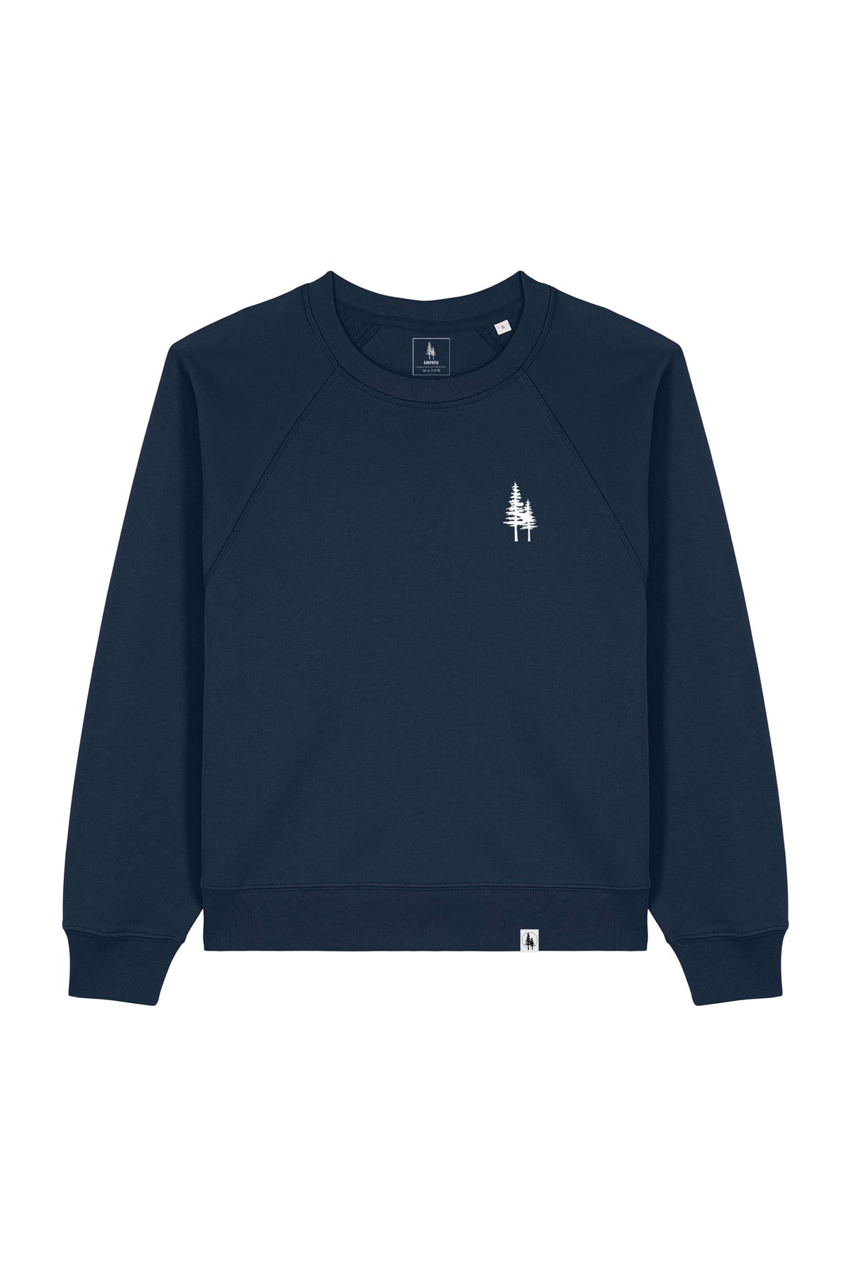 Bluza dama Clara, print Logo Empath – French Navy – față