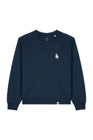 Bluza dama Clara, print Logo Empath – French Navy – față