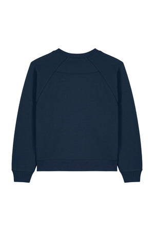 Bluza dama Clara, print Logo Empath – French Navy – spate