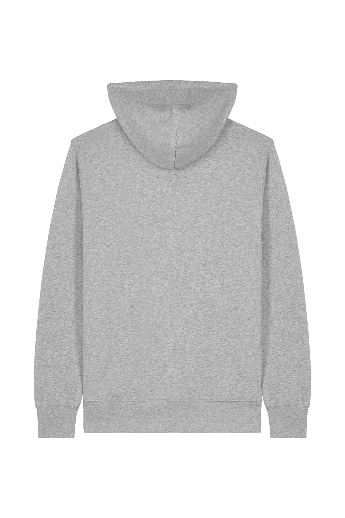 Hanorac subtire cu fermoar Conor, print Logo Empath – Heather Grey – spate