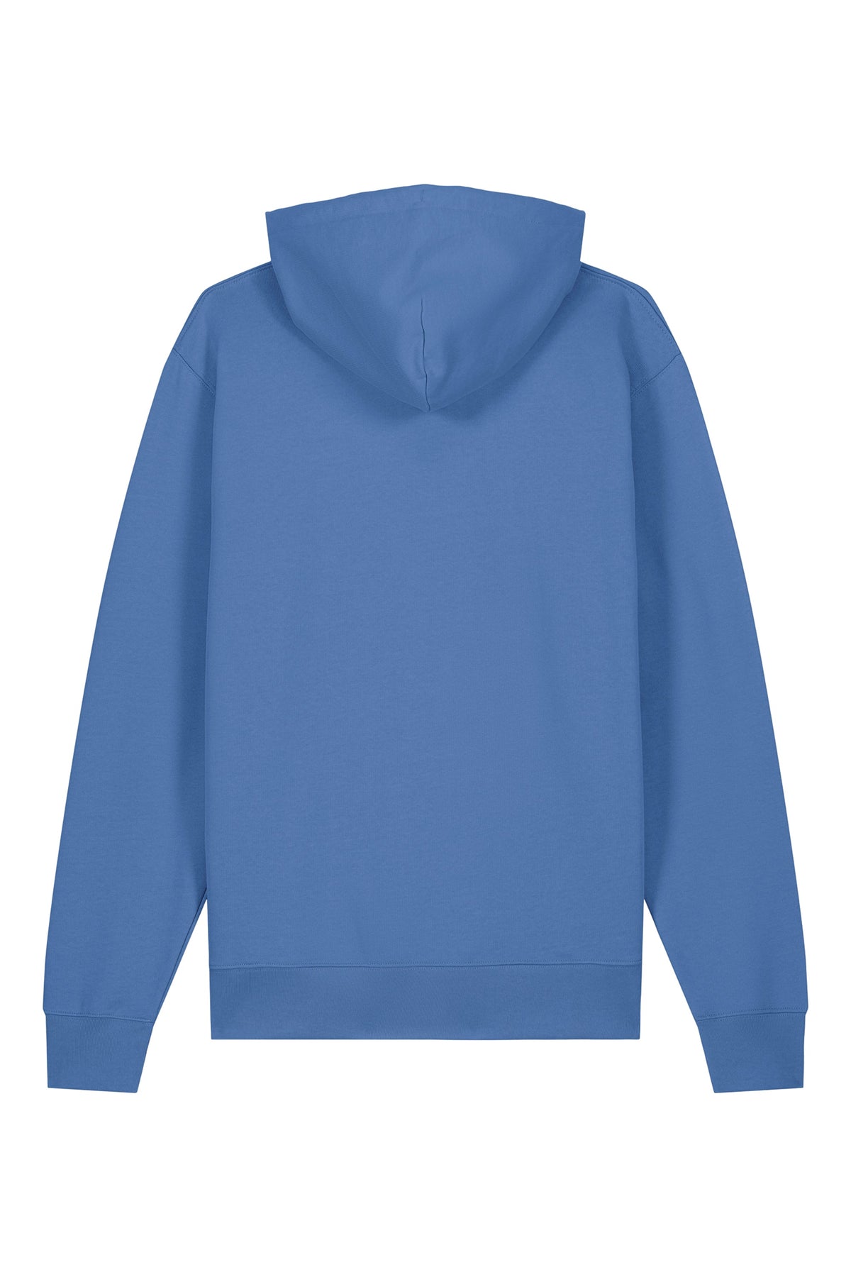 Hanorac premium unisex Cruz, print Wood, Bright Blue - spate