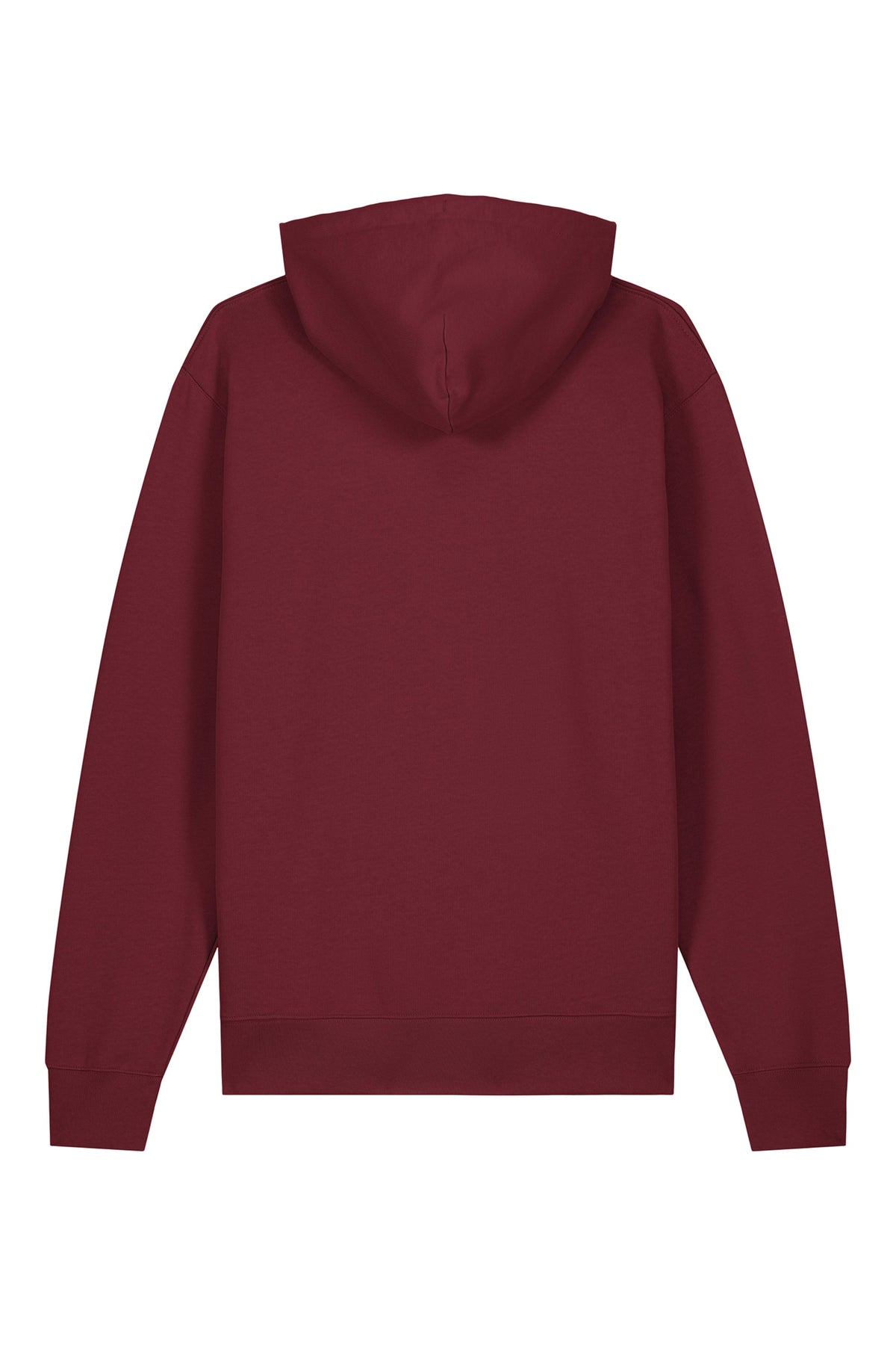 Hanorac premium unisex Cruz, Logo Brodat – Burgundy – spate