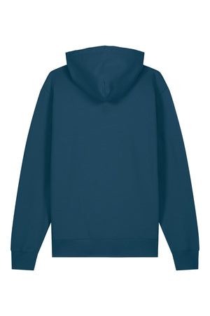 Hanorac premium unisex Cruz, Logo Brodat – Deep Teal – spate