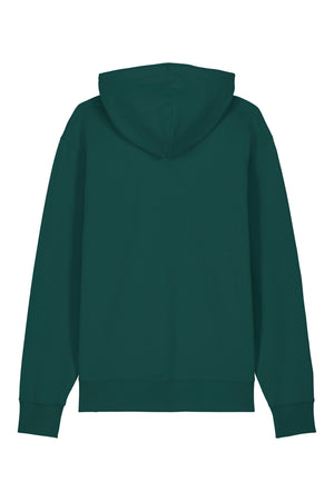 Hanorac premium unisex Cruz, Logo Brodat – Glazed Green – spate