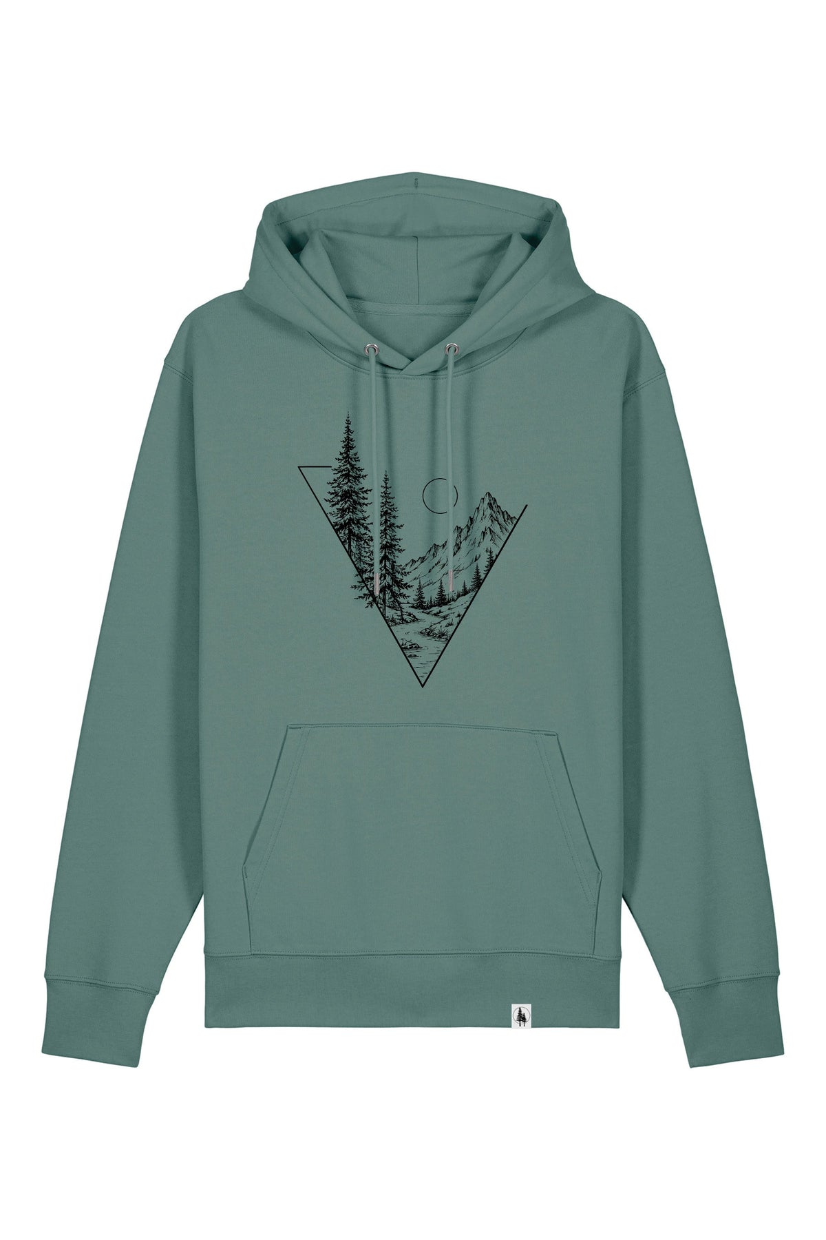 Hanorac premium unisex Cruz, print Explore, Green Bay - față