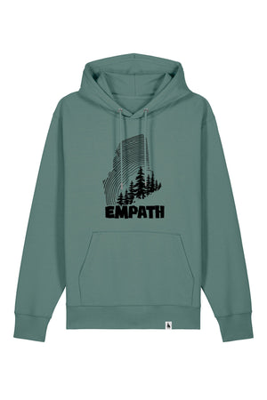 Hanorac premium unisex Cruz, print Wood, Green Bay - față