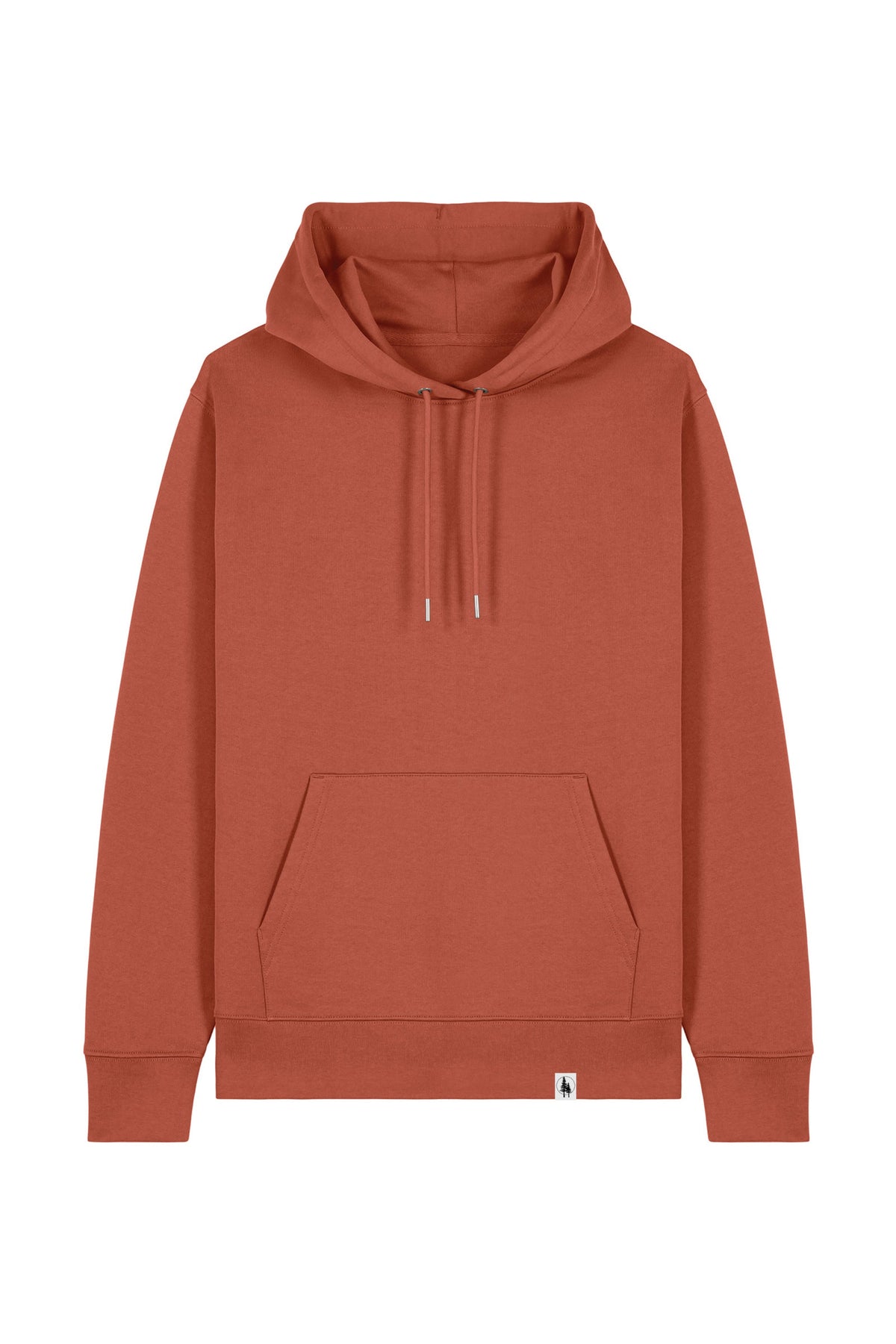 Hanorac premium unisex Cruz, print Explore, Heritage Brown - față