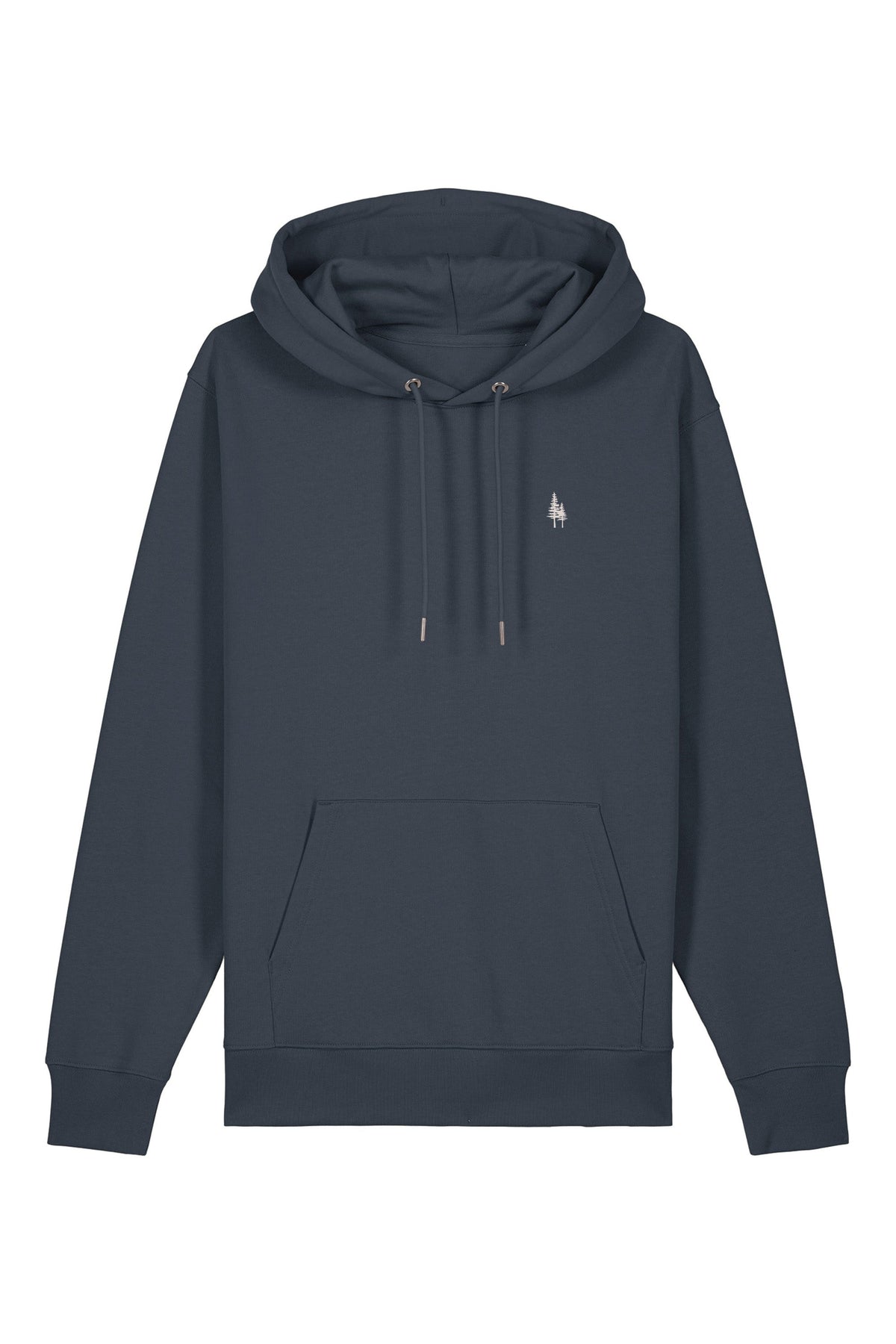 Hanorac premium unisex Cruz, Logo Brodat – India Ink Grey – față