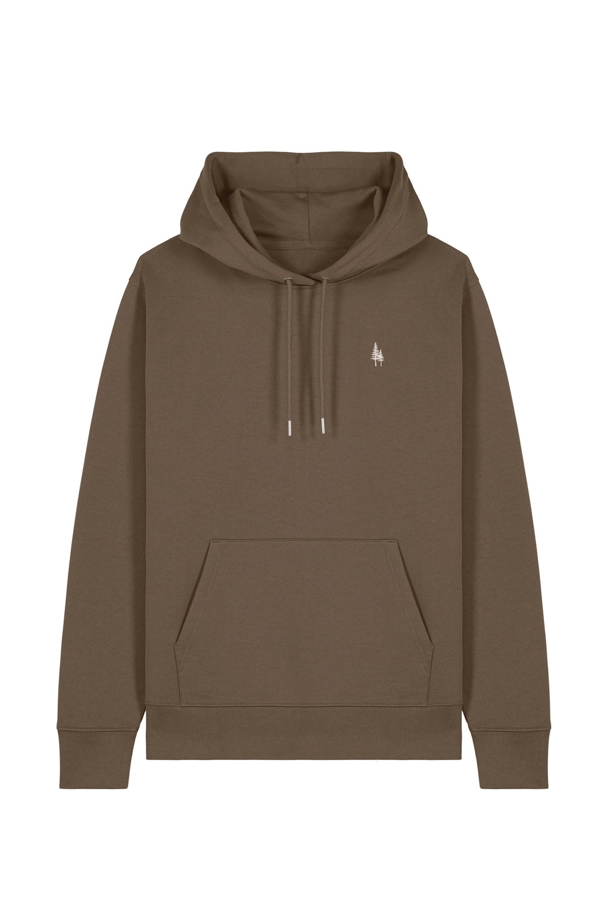 Hanorac premium unisex Cruz, Logo Brodat – Mosstone – față