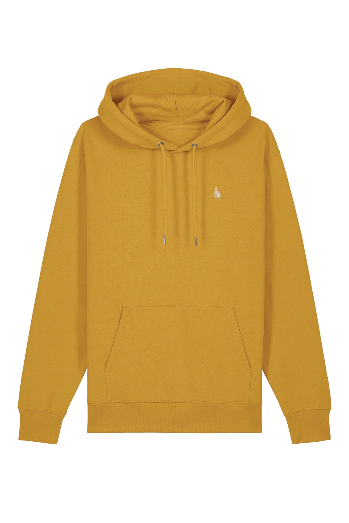 Hanorac premium unisex Cruz, Logo Brodat – Ochre – față
