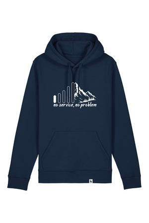 Hanorac unisex Drum, print No service, French Navy - față