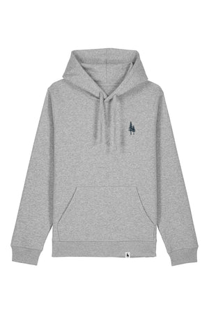 Hanorac unisex Drum, print Logo Empath – Heather Grey – față