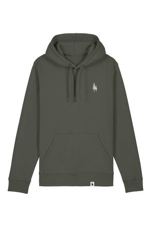 Hanorac unisex Drum, print Logo Empath – Khaki – față