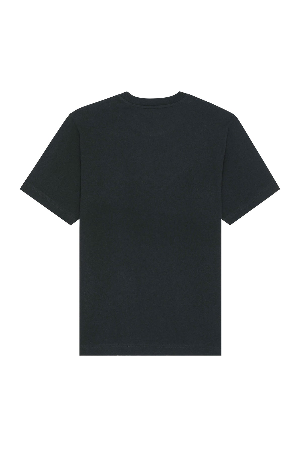 Tricou unisex Friz, model simplu – Negru – spate